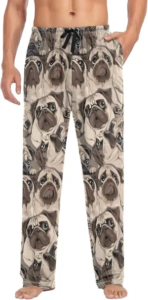 Aslsiy Lizards Green Men's Pajama Bottoms Pants for Men Soft Men's Separate Bottoms Lounge Pants