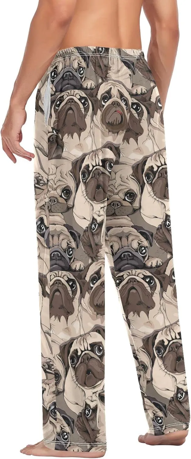 Aslsiy Lizards Green Men's Pajama Bottoms Pants for Men Soft Men's Separate Bottoms Lounge Pants
