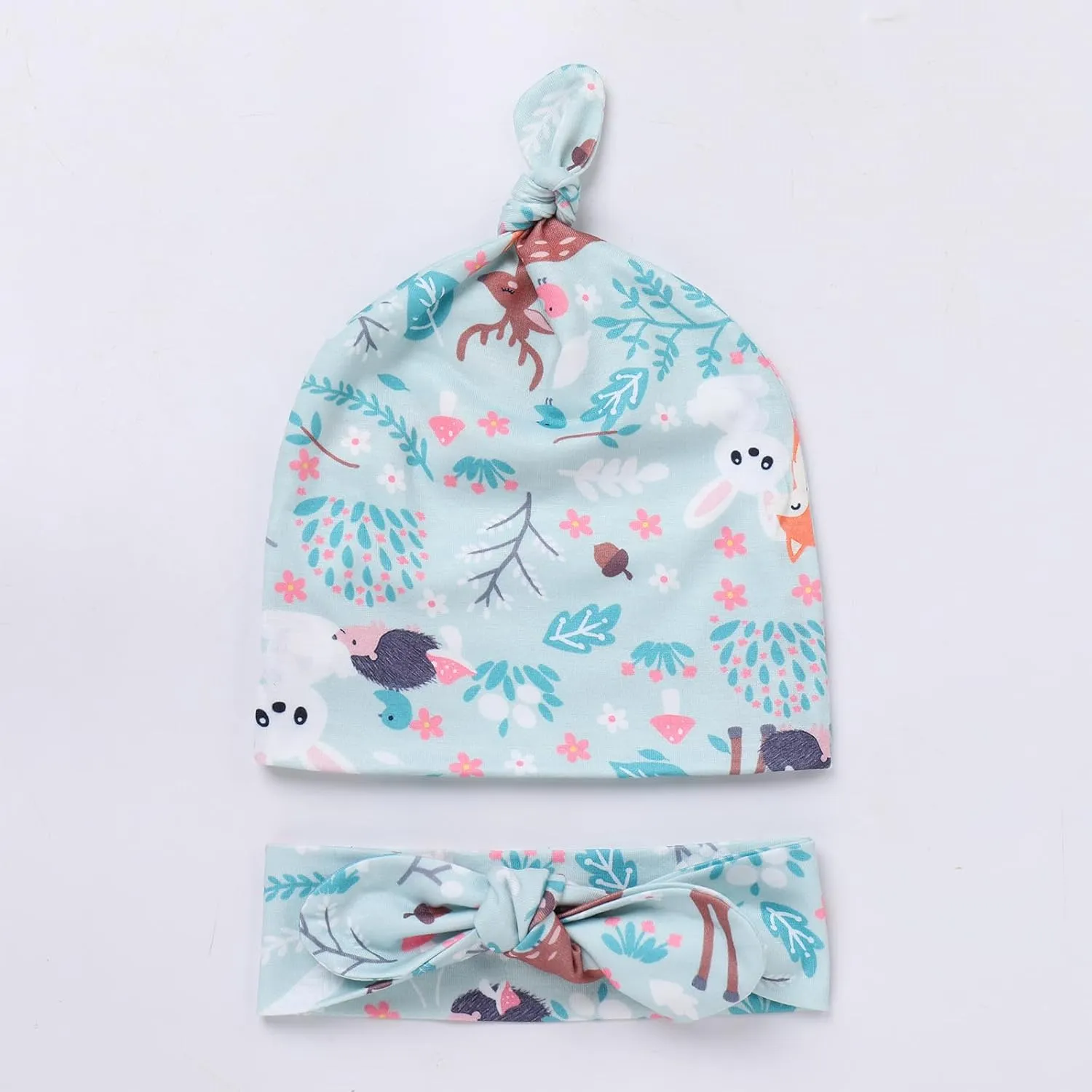 AWIBMK Mom and Me Robe and Swaddle Set and T-Shirt Hospital Labor Delivery Swaddling with Headband Hat for Mom Dad Baby