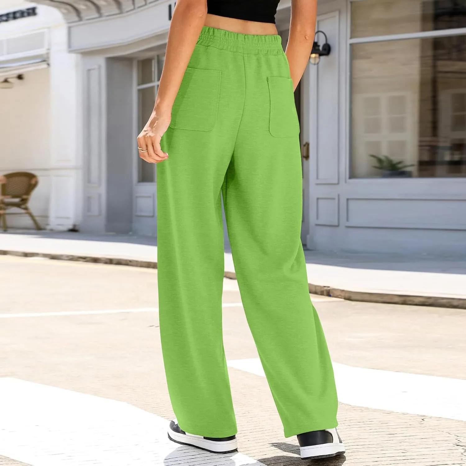 Baggy Cargo Sweatpants for Women Pockets Lounge Fall Clothes Outfits 2024 Casual Fleece High Waisted Pants Jogger Y2K