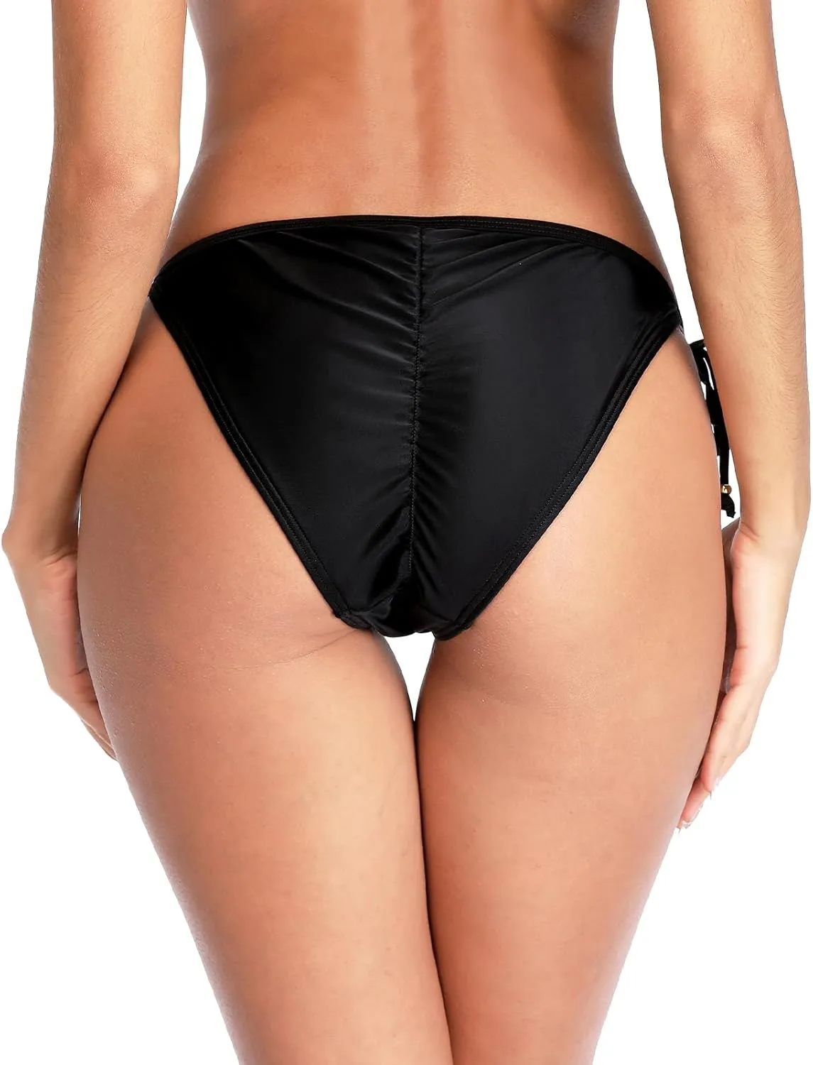 beautyin Bikini Bottoms for Women Cheeky Bathing Suit Bottoms Only Athletic Swim Brief