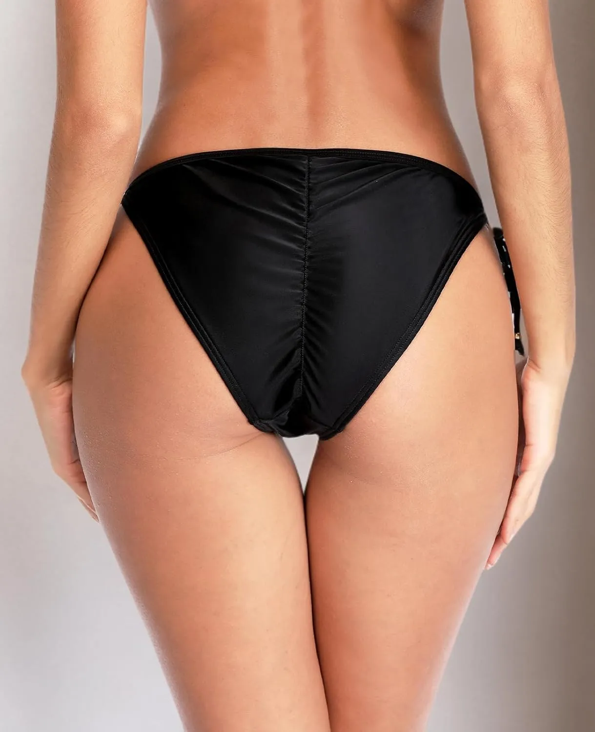 beautyin Bikini Bottoms for Women Cheeky Bathing Suit Bottoms Only Athletic Swim Brief