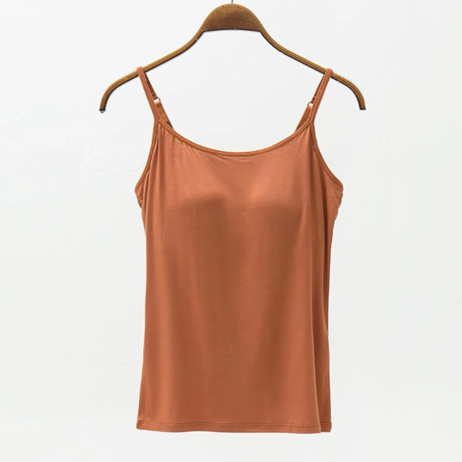 Black Spaghetti Strap Tank for Women Solid Color Crewneck Smooth Lightweight Basic Shirts Workout Athletic Tanks