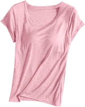 Cap Sleeve Tank Tops Women Trending Classic Solid Color Padded Crewneck Basic Going Outdoor Hiking T-Shirts