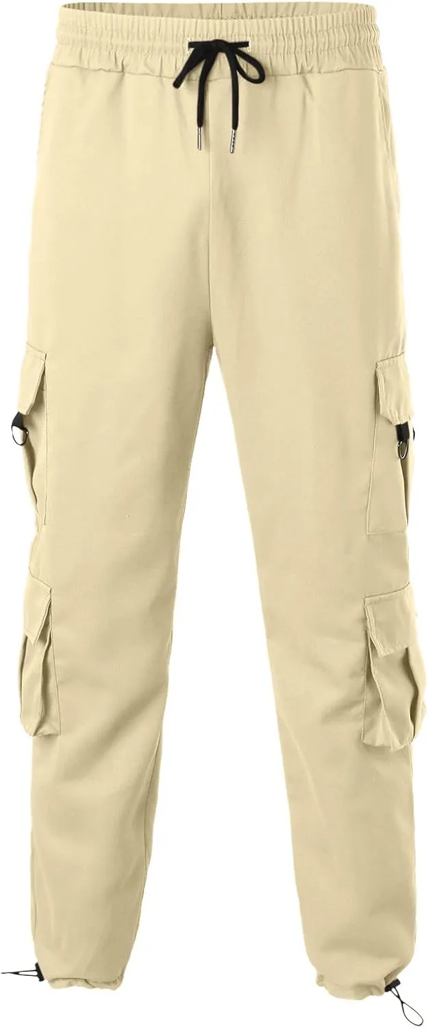 Cargo Pants for Men Baggy Joggers Pants Chino Trousers Sweatpants Long Pants Workout Trousers Men's Fleece Sweatpants