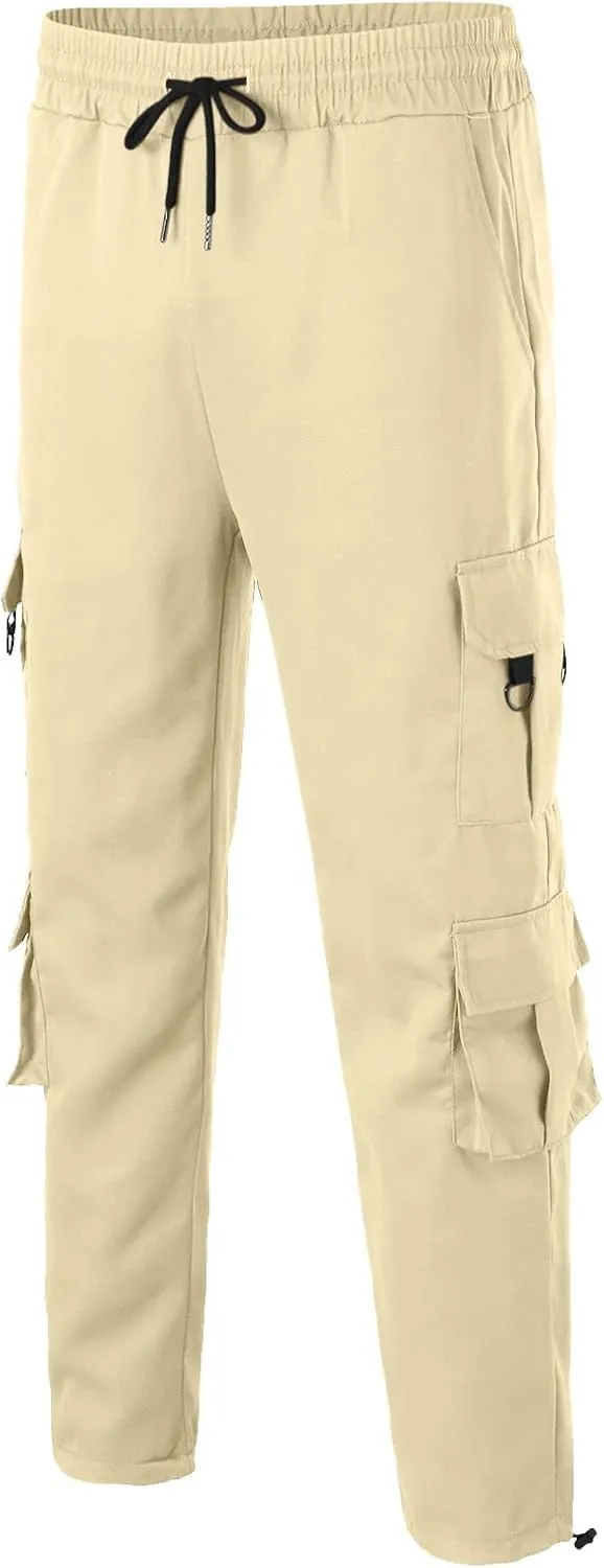 Cargo Pants for Men Baggy Joggers Pants Chino Trousers Sweatpants Long Pants Workout Trousers Men's Fleece Sweatpants