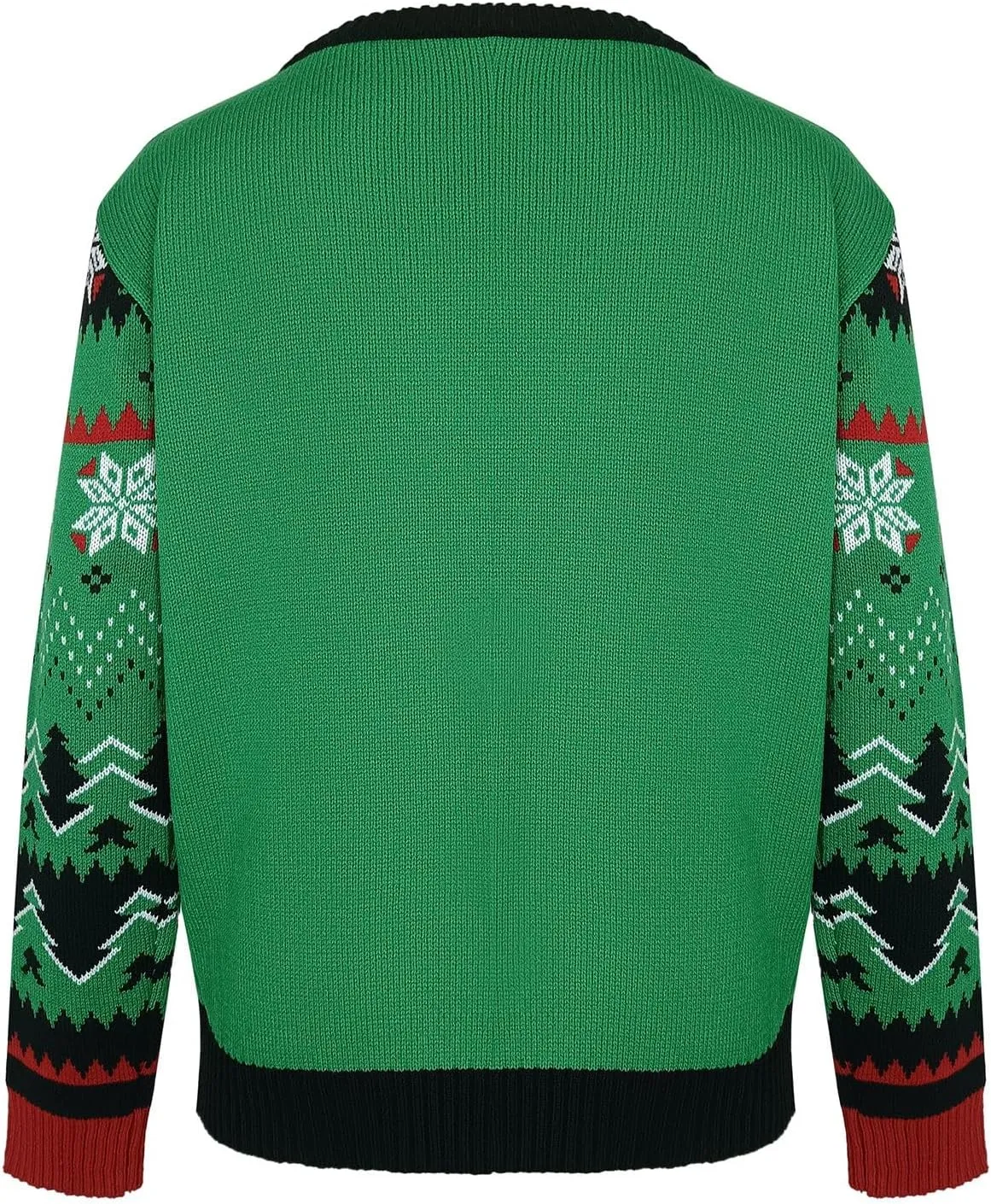 Christmas Sweater for Women 2023 Santa Claus Cute Pattern Jacquard Knit Sweatshirts Long Sleeve Pullover Tops