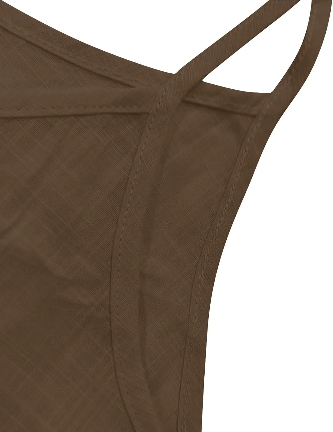 Cotton Linen Tank Tops for Women Casual Summer Gauze Shirt Basic Sleeveless Layering Camisoles Beach Vacation Clothes