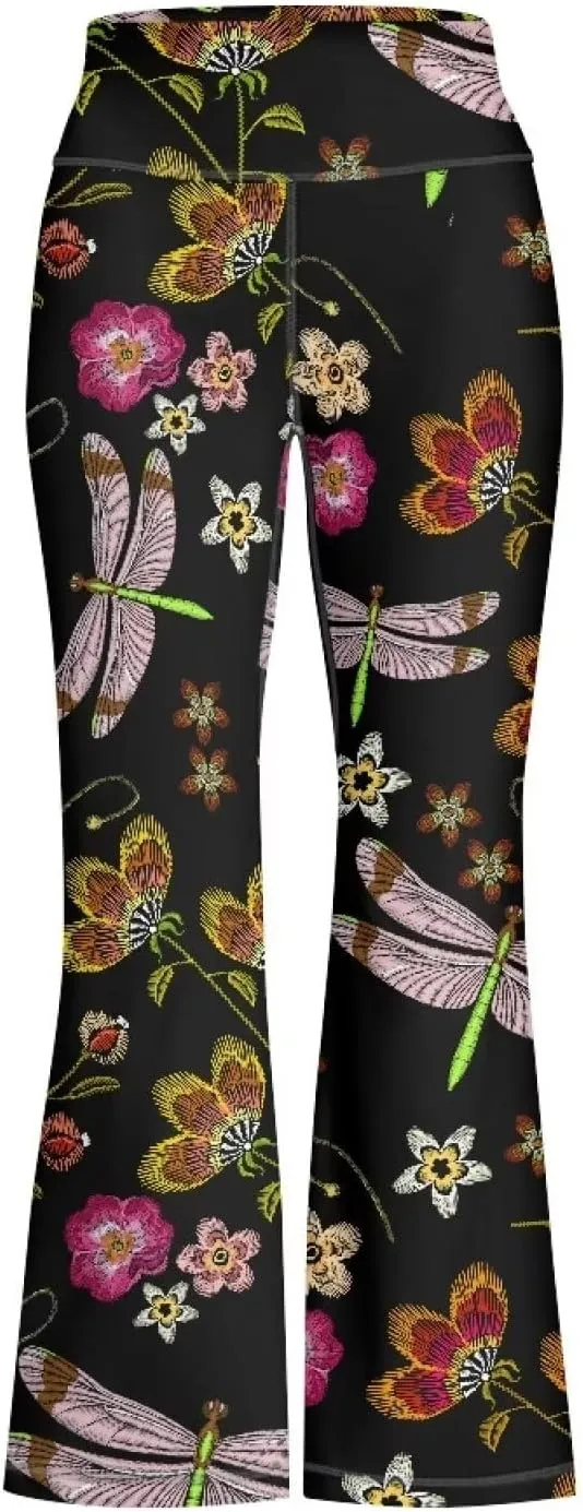 Girls Flared Leggings High Waisted Girls Bell Bottoms Bell Breathable Bottoms for Girls