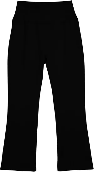 Girls High Waisted Flare Leggings Kids Bell Bottoms Stretch Yoga Dance Pants Bootcut Trousers Soft Flared Pants Bottoms