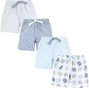 Hudson Baby Unisex Baby Shorts Bottoms 4-Pack