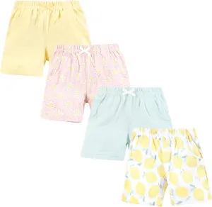 Hudson Baby Unisex Baby Shorts Bottoms 4-Pack