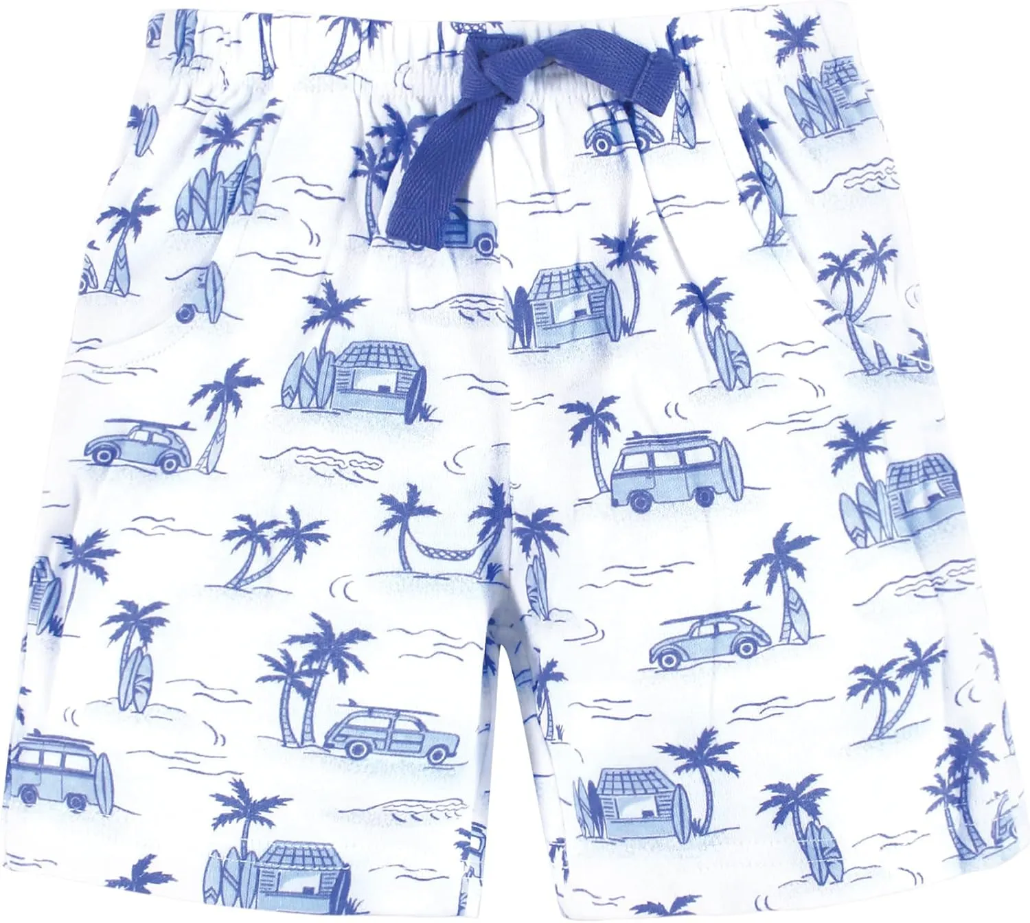Hudson Baby Unisex Baby Shorts Bottoms 4-Pack