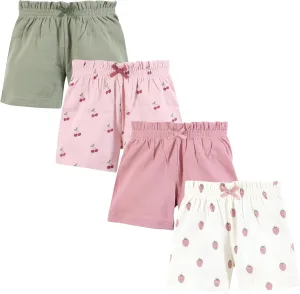 Hudson Baby Unisex Baby Shorts Bottoms 4-Pack
