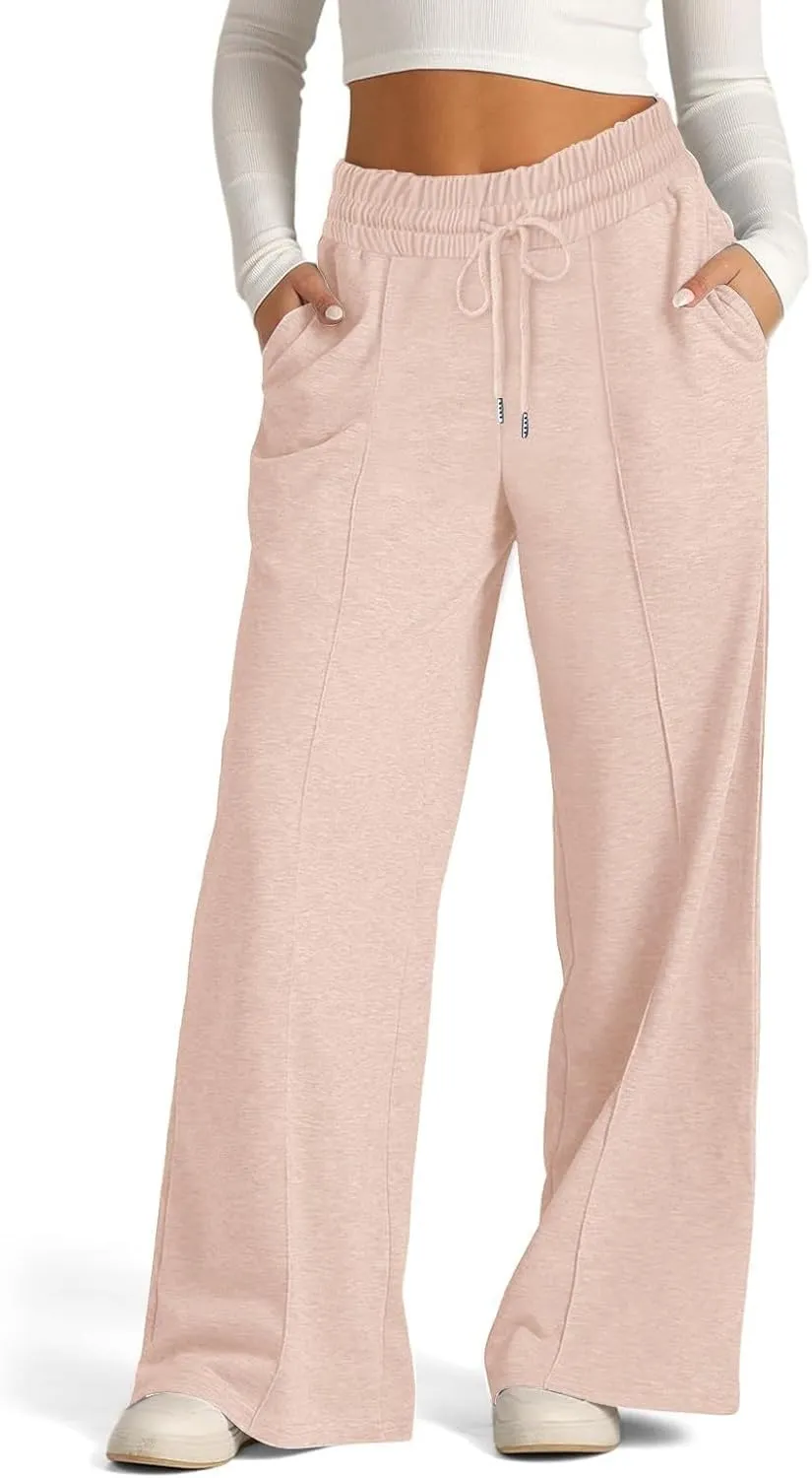 Joggers for Girls Tracksuit Bottoms Kids Girls Straight Leg Adjustable Waist Jogging Bottoms with Pockets