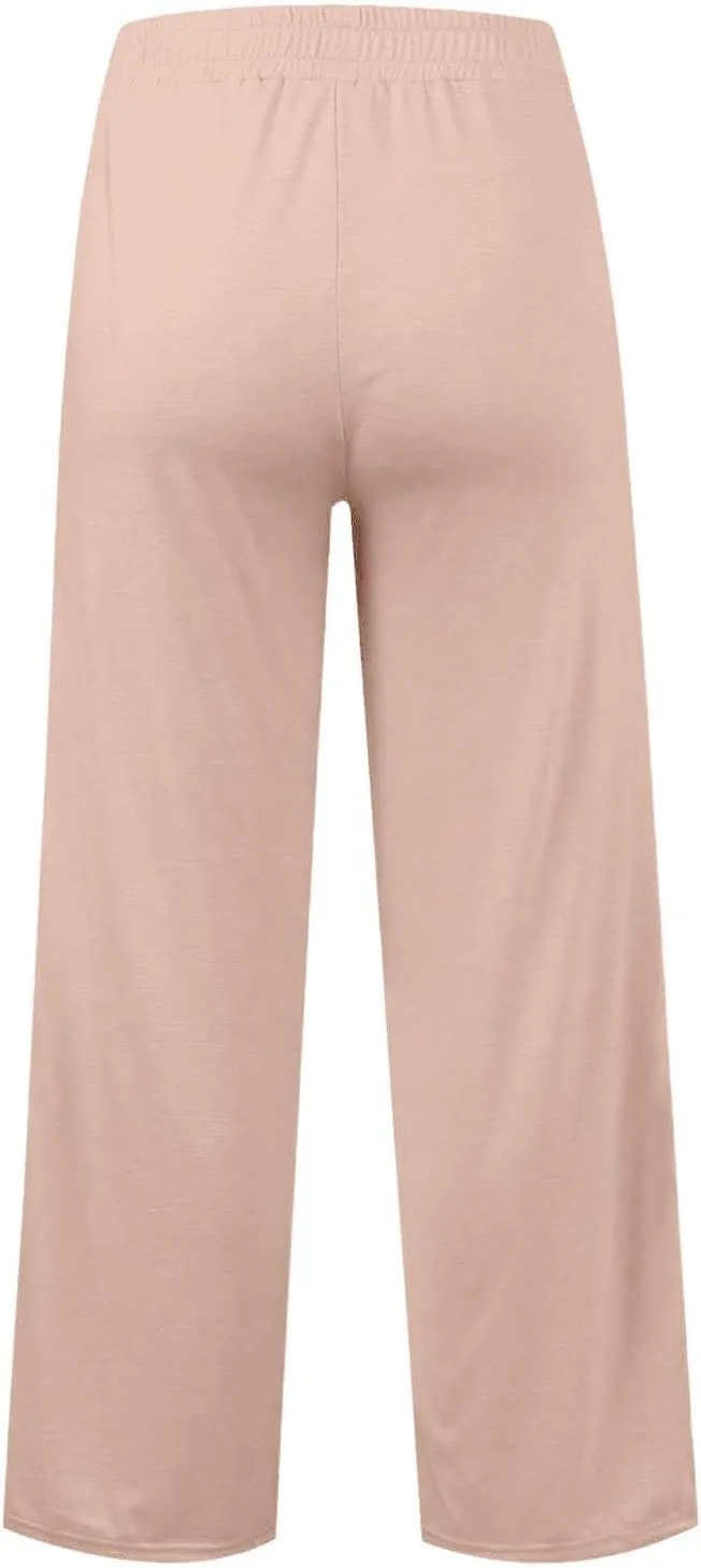 Joggers for Girls Tracksuit Bottoms Kids Girls Straight Leg Adjustable Waist Jogging Bottoms with Pockets