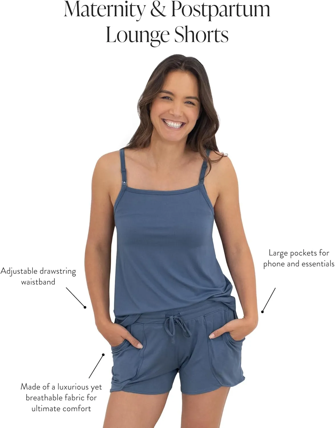 Kindred Bravely Maternity & Postpartum Lounge Shorts Pajama Bottoms