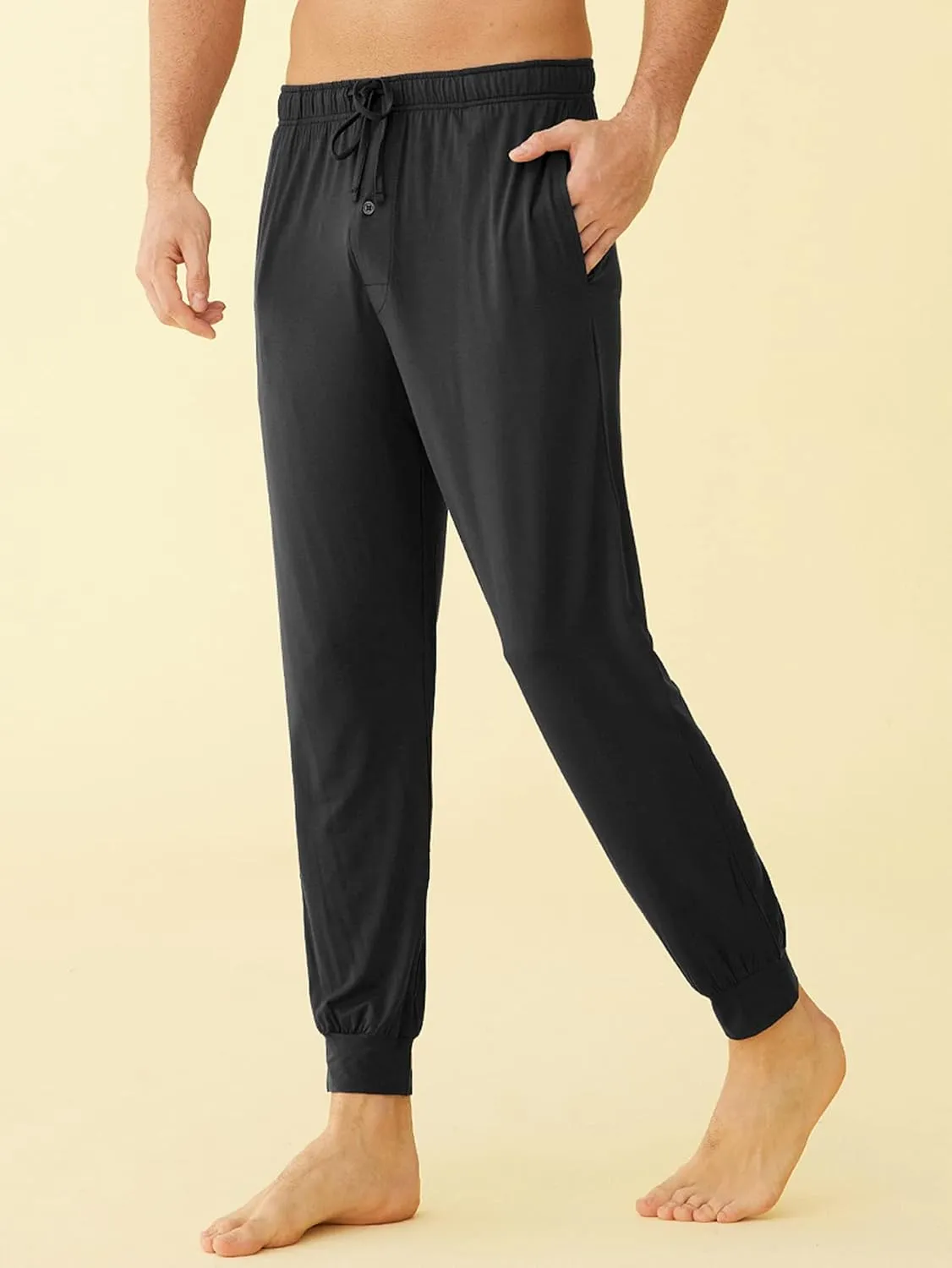 Latuza Men's Viscose Jogger Pajama Pants Lounge Bottoms