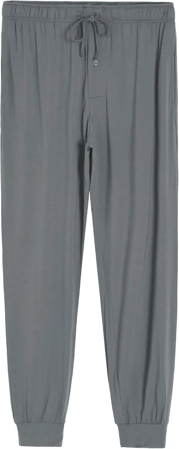 Latuza Men's Viscose Jogger Pajama Pants Lounge Bottoms