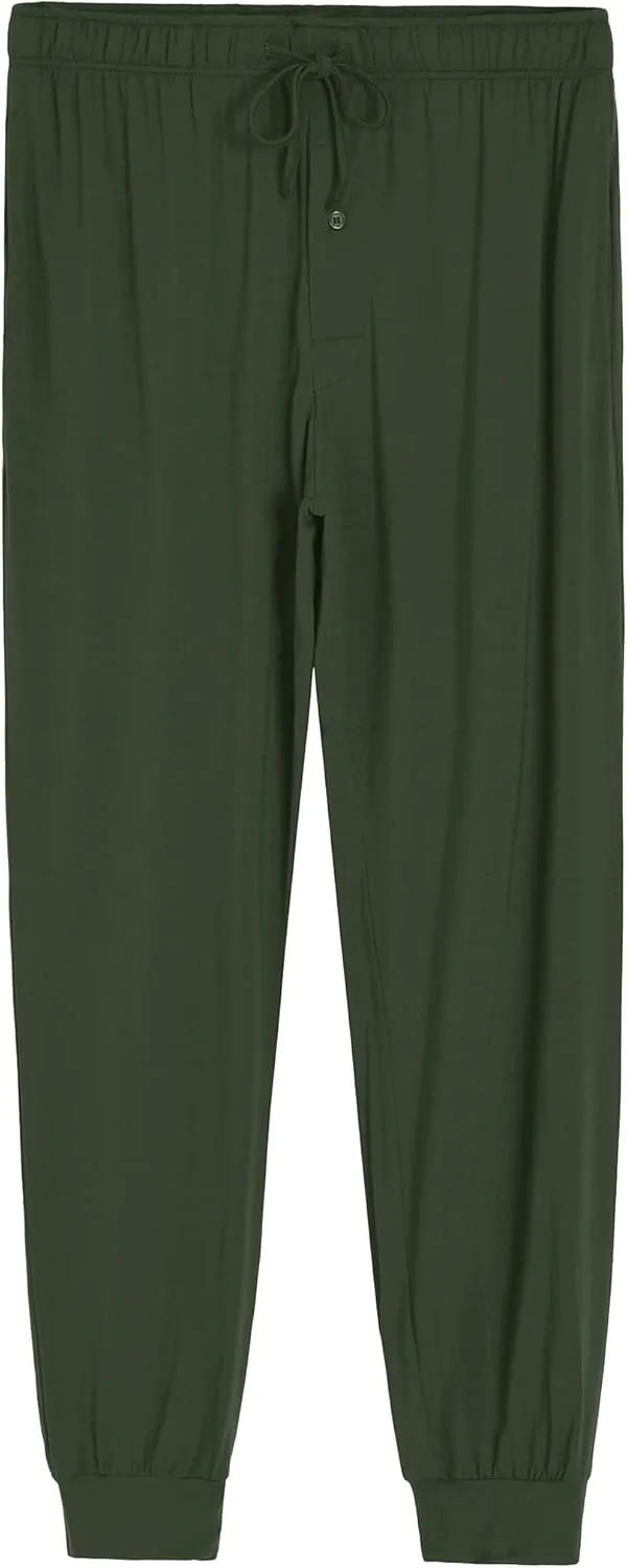 Latuza Men's Viscose Jogger Pajama Pants Lounge Bottoms
