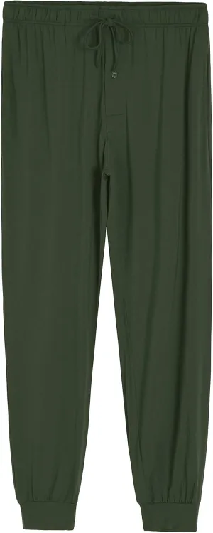 Latuza Men's Viscose Jogger Pajama Pants Lounge Bottoms