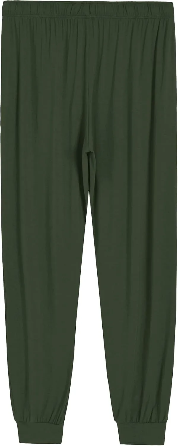 Latuza Men's Viscose Jogger Pajama Pants Lounge Bottoms