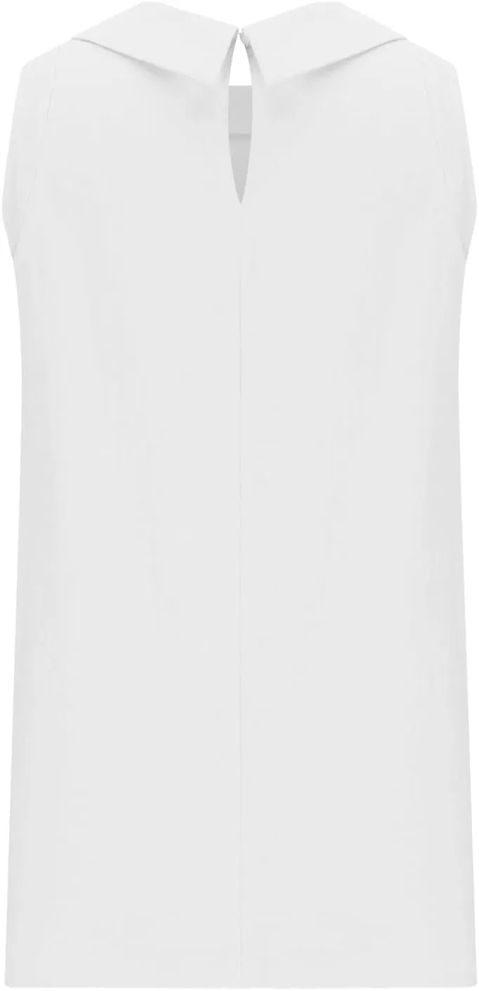 Linen Tank Tops for Women Sleeveless Casual Crew Neck Blouse Fashion Solid Color Loose T-Shirts Summer Clothes