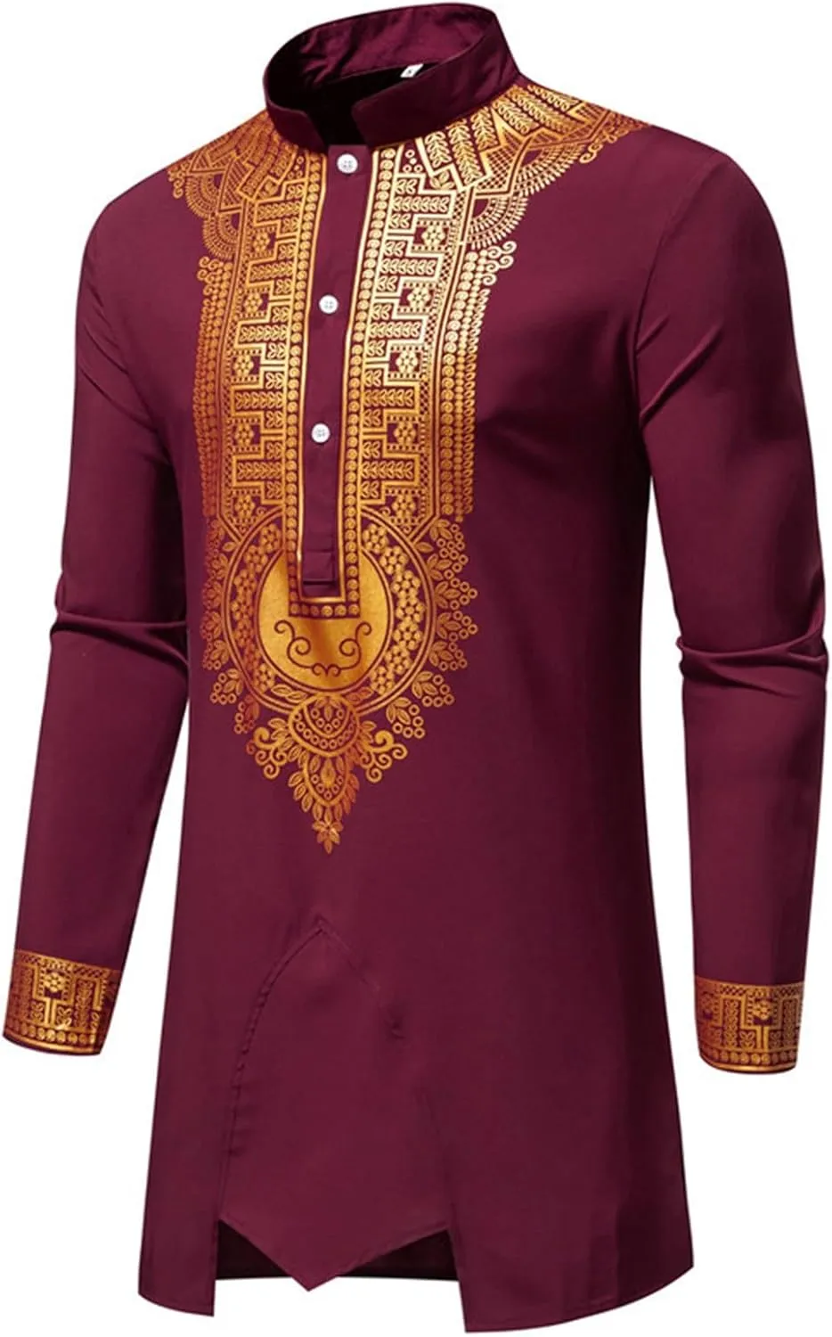 Mens Arab Kaftan Robe Muslim Cotton Muslim Robe Gown Cardigan and Pants Set Islamic Robe Arabic Robes for Men 2024
