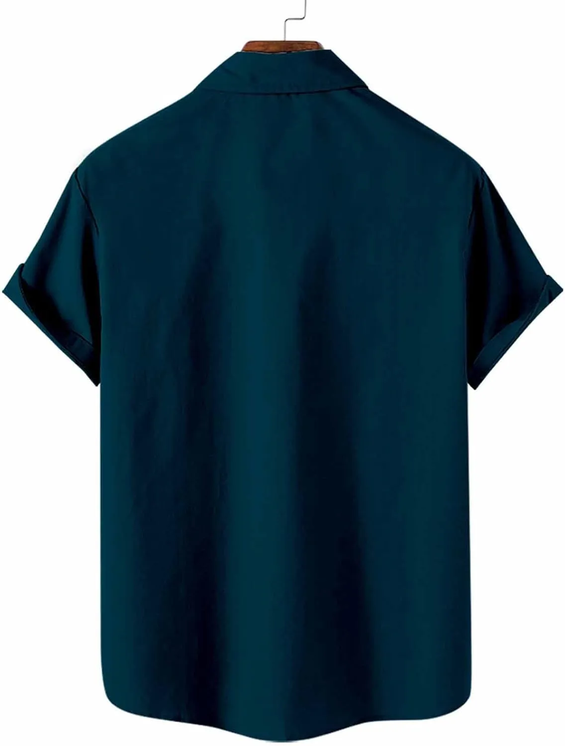 Mens Beach Tshirts Short Sleeve Tops Tee for Mens High Neck Hawaiian Tropical Plain Summer Fall Tee Shirt 2024