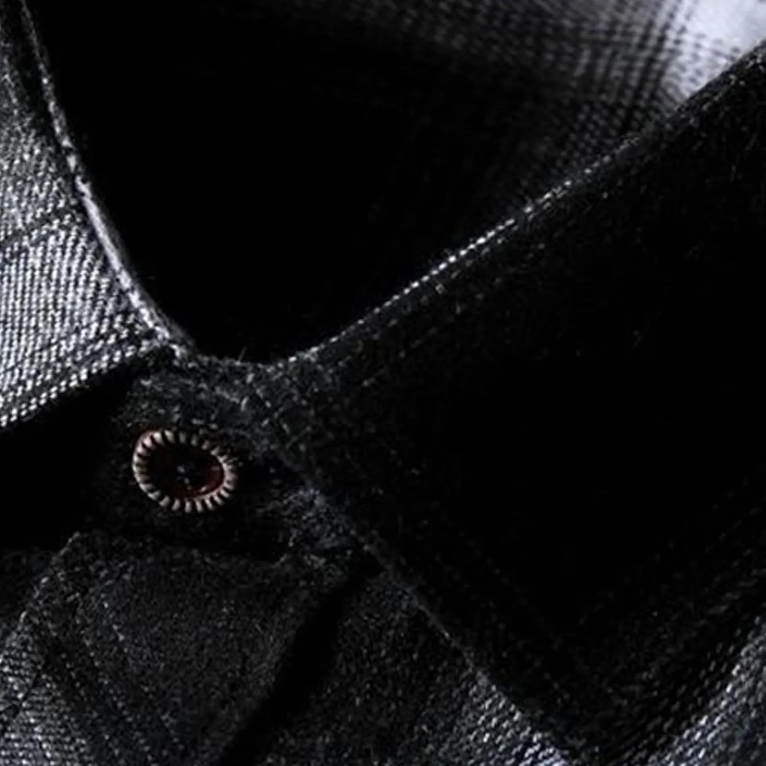 Mens Flannel Plaid Shirts Long Sleeve Casual Button Down Shirt Relaxed Fit Lightweight Pockets Gingham Shirt for Work