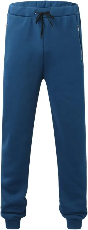 Mens Solid Soft Fleece Lined Sherpa Sweatpants Winter Warm Pants Jogger Lounge Athletic Sonw Pant with Zipper Pocket