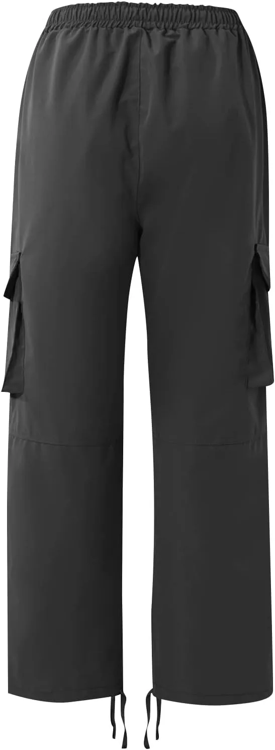 Outdoor Cargo Pants for Men Lightweight Relaxed Fit Tactical Pants Solid Camo Multi Pockets Classic Trousers