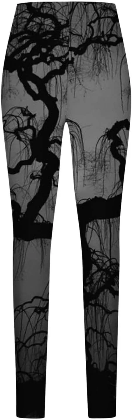 Pumpkin Head Stripes Print Legging Halloween Print Collection High Waist Women Leggings Compression Pants for Yoga