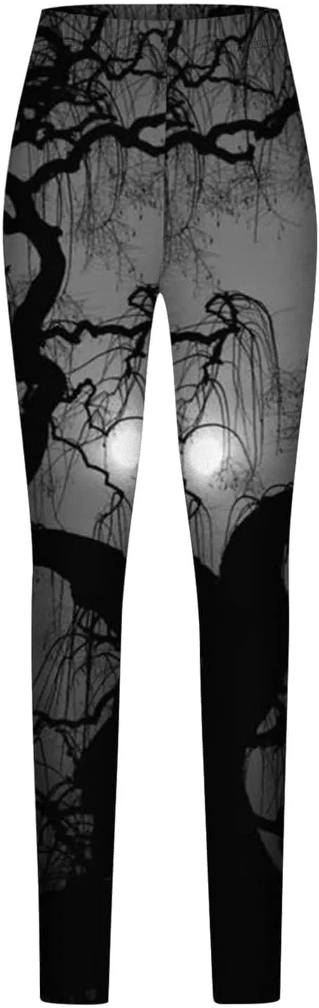 Pumpkin Head Stripes Print Legging Halloween Print Collection High Waist Women Leggings Compression Pants for Yoga