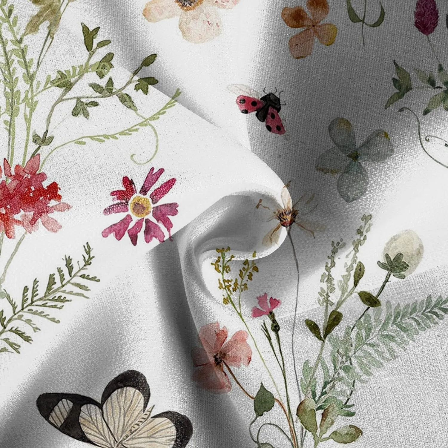 Spring Cardigans for Women 2025 Floral Printed Casual Loose Cardigans 3/4 Sleeve Hide Belly Open Front Cardigan
