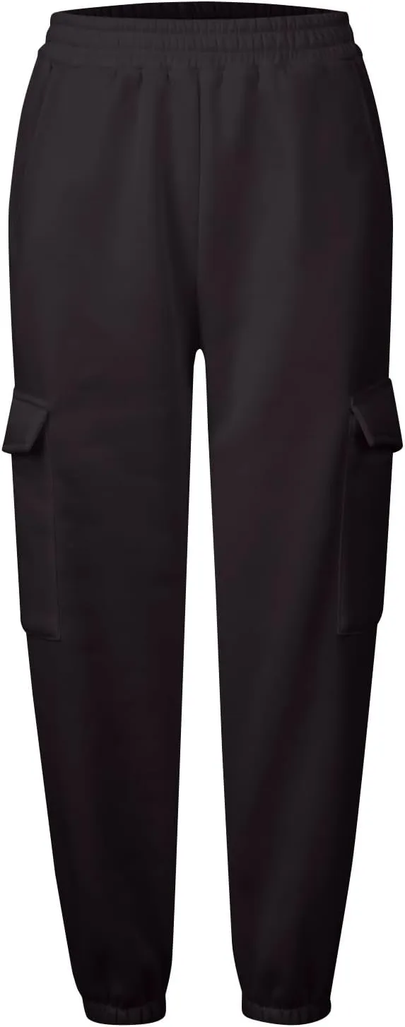 Straight Leg Sweatpants for Women Wide Leg High Waisted Baggy Lounge Casual Joggers Open Bottom Athletic Sweat Pants