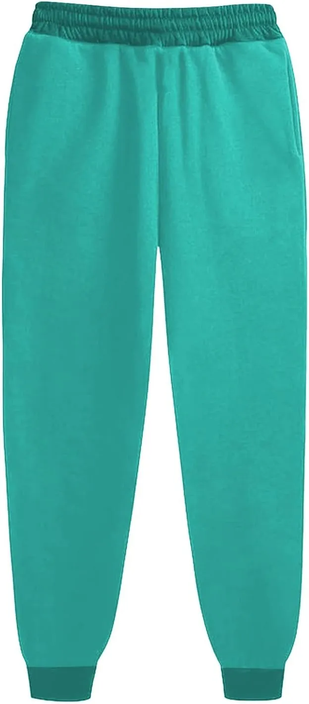 Straight Leg Sweatpants for Women Wide Leg High Waisted Baggy Lounge Casual Joggers Open Bottom Athletic Sweat Pants
