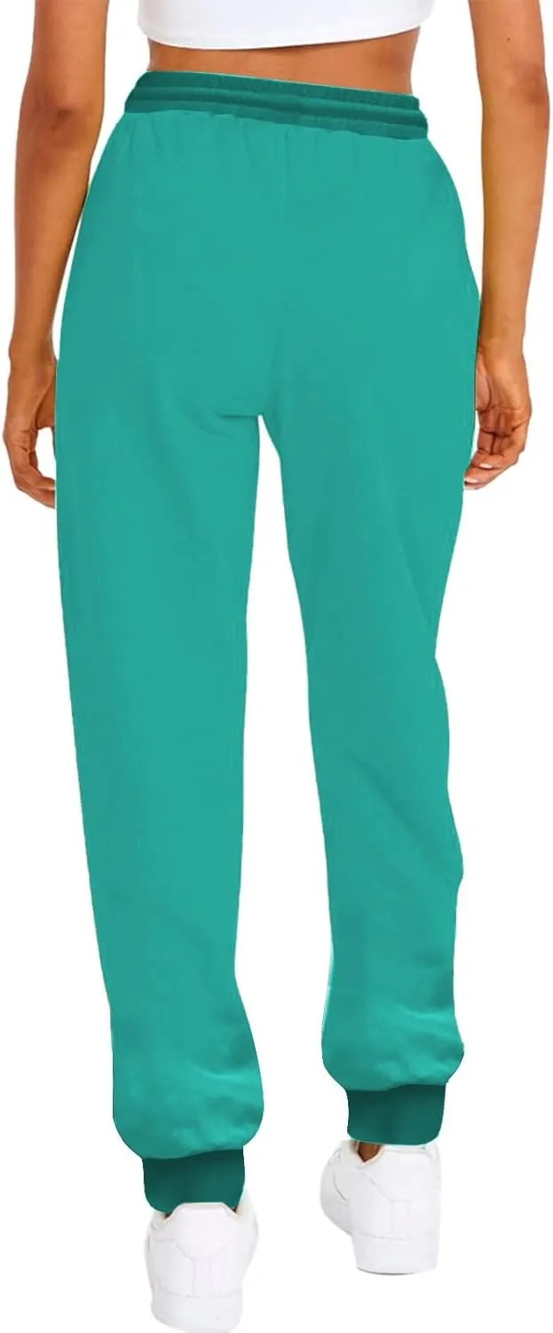 Straight Leg Sweatpants for Women Wide Leg High Waisted Baggy Lounge Casual Joggers Open Bottom Athletic Sweat Pants