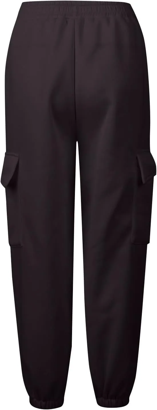 Straight Leg Sweatpants for Women Wide Leg High Waisted Baggy Lounge Casual Joggers Open Bottom Athletic Sweat Pants