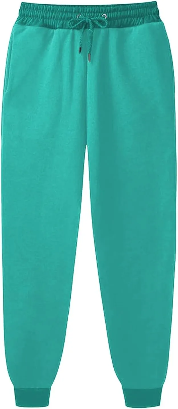 Straight Leg Sweatpants for Women Wide Leg High Waisted Baggy Lounge Casual Joggers Open Bottom Athletic Sweat Pants