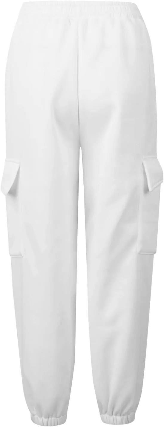 Straight Leg Sweatpants for Women Wide Leg High Waisted Baggy Lounge Casual Joggers Open Bottom Athletic Sweat Pants