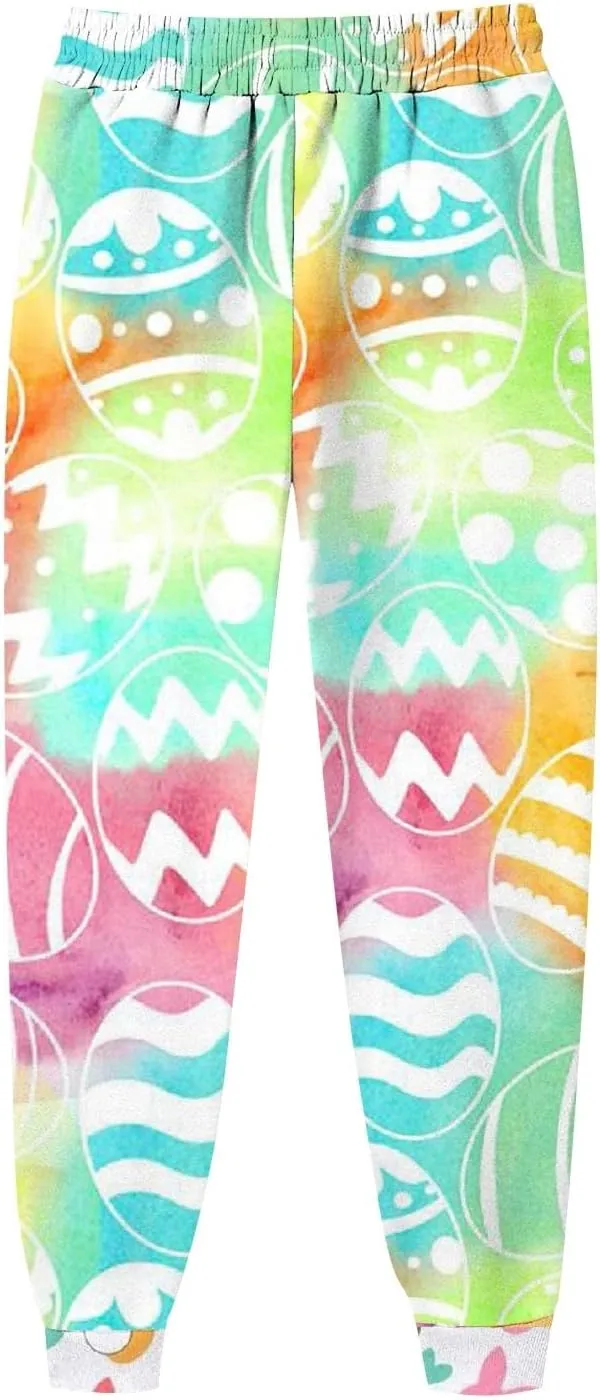Sweatpants Women Joggers with Pockets Fleece Lined Lounge Pants Elastic High Waisted Baggy Athletic Joggers Pants