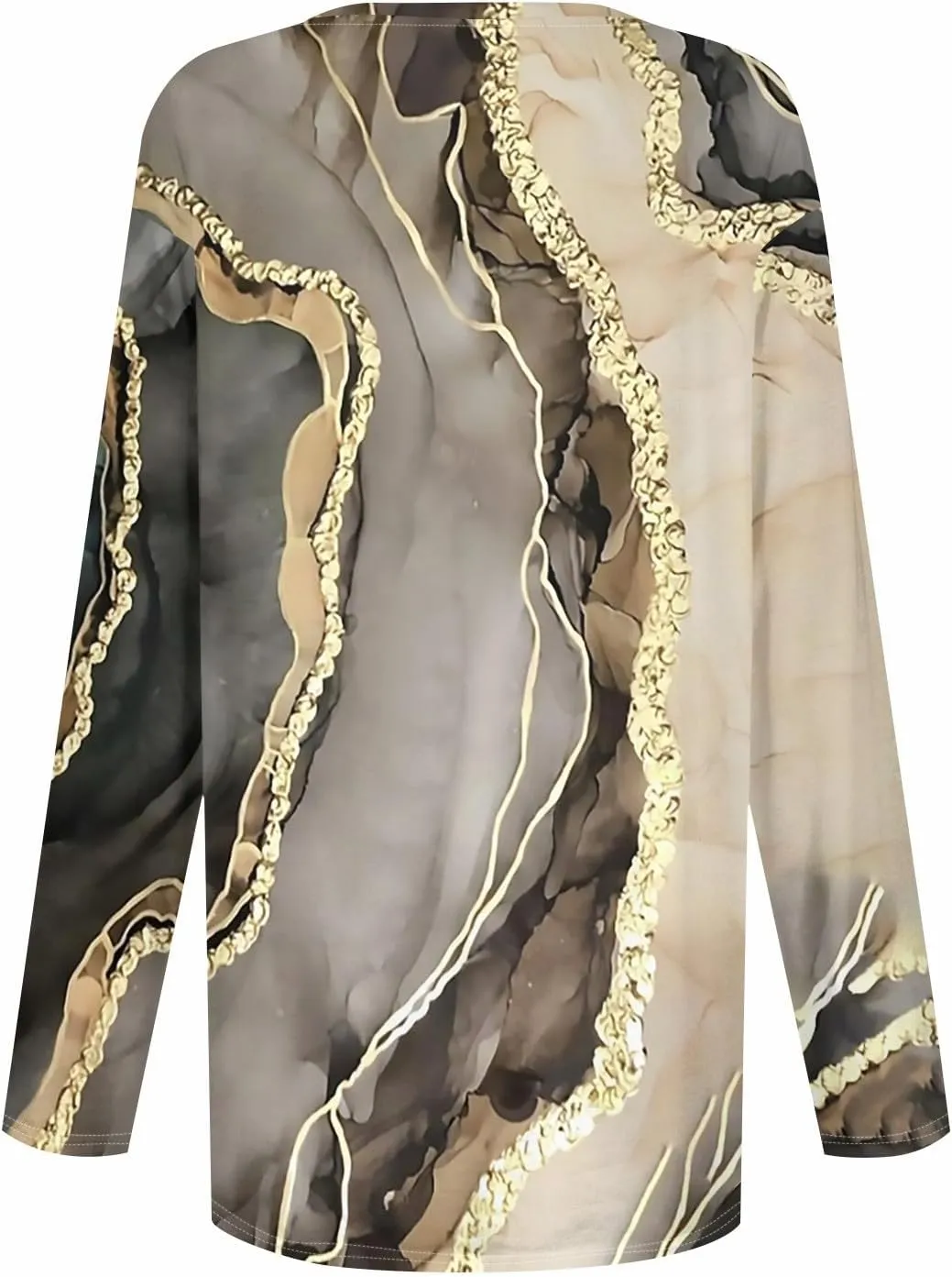 T-Shirt Women Fall Tunic Tops Plus Size Work Blouses Long Sleeve Winter Casual Tops Crew Neck Sweatshirts with Pockets