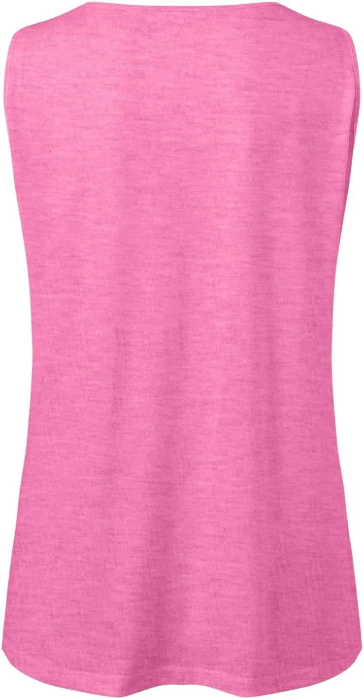 Tank Tops for Women 2025 Summer Sleeveless Pleated Crewneck Shirts Dressy Casual Beach Vacation Clothes