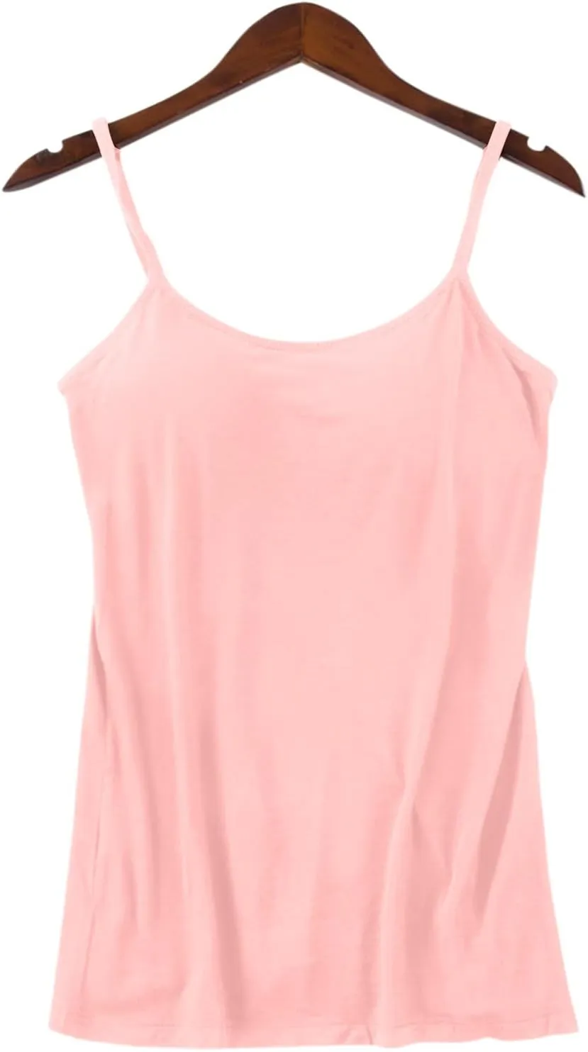Tank Tops with Built in Bras Athletic Tank Tops for Women Fitness Workout Running Layering Undershirts Cami Tops