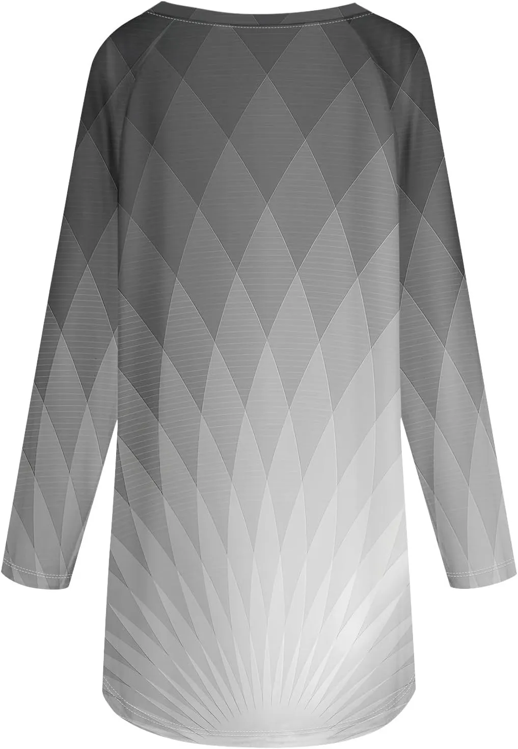 Tops For Women Trendy Print Crewneck Long Sleeve Shirts Plus Size Tunics Or Tops To Wear With Leggings