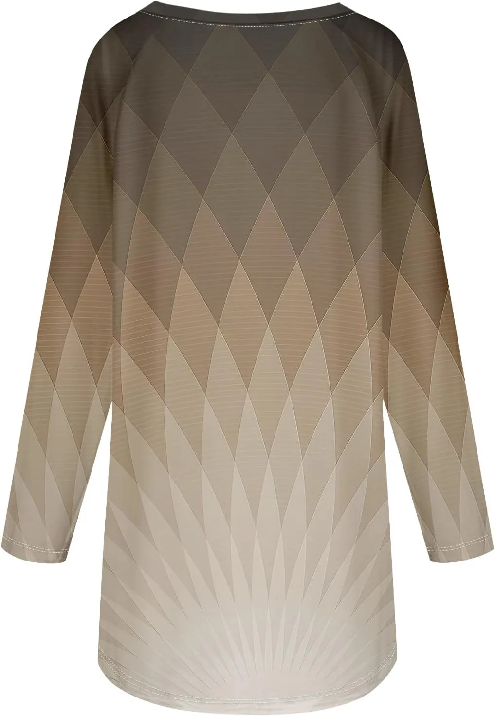 Tops For Women Trendy Print Crewneck Long Sleeve Shirts Plus Size Tunics Or Tops To Wear With Leggings