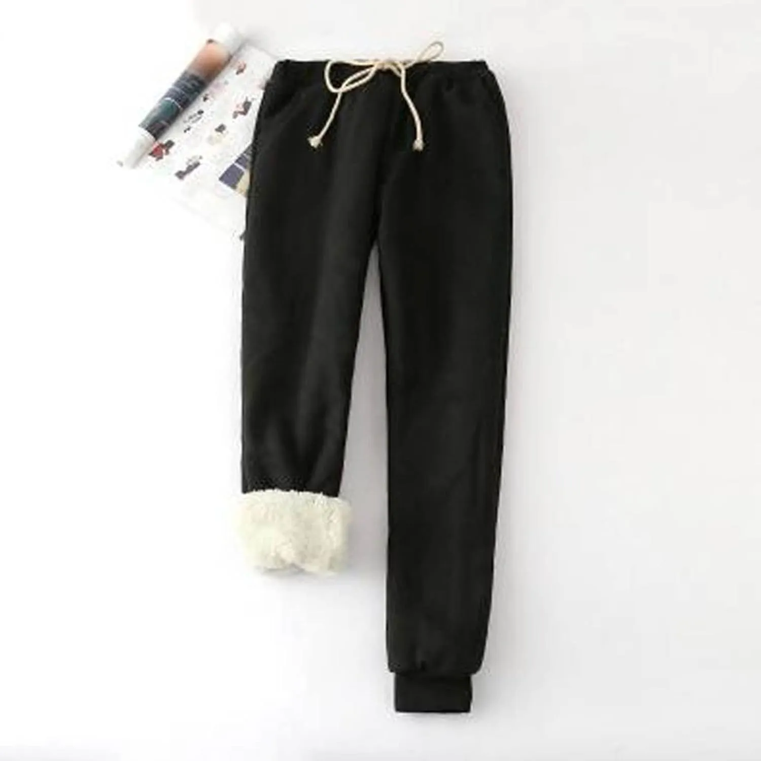 Winter Lounge Sets for Women Cozy Warm Two Piece Outfits Fuzzy Fleece Lined Long Sleeve Pullover with Pants