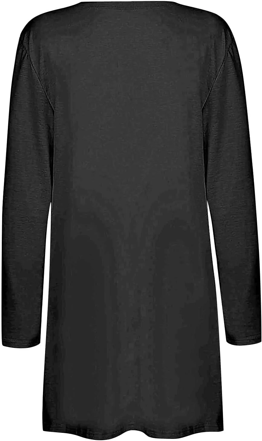 Women Open Front Cardigan Sweaters Buttons Long Sleeve Outerwear Coat with Pockets Lightweight Winter Fall Sweater