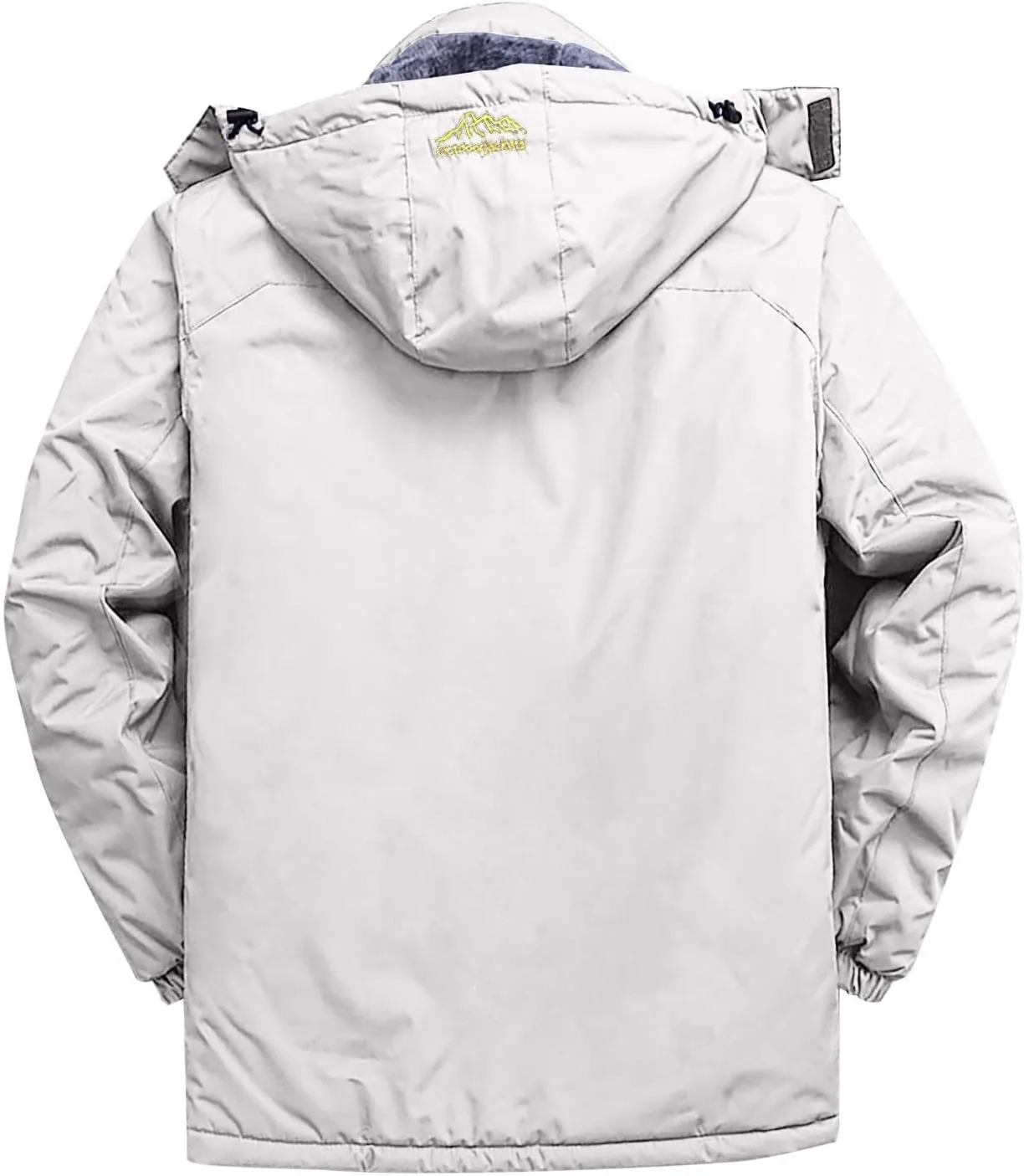 Women Rain Jackets Long Sleeve Zip Up Plus Size Waterproof Weighted Hooded Jackets Raincoat Thicken Fleece Windbreaker